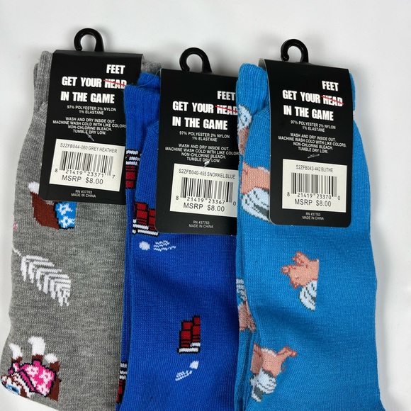 Bundle of 3 - NWT Men’s Into Socks - size 7-12 - Picture 2 of 3